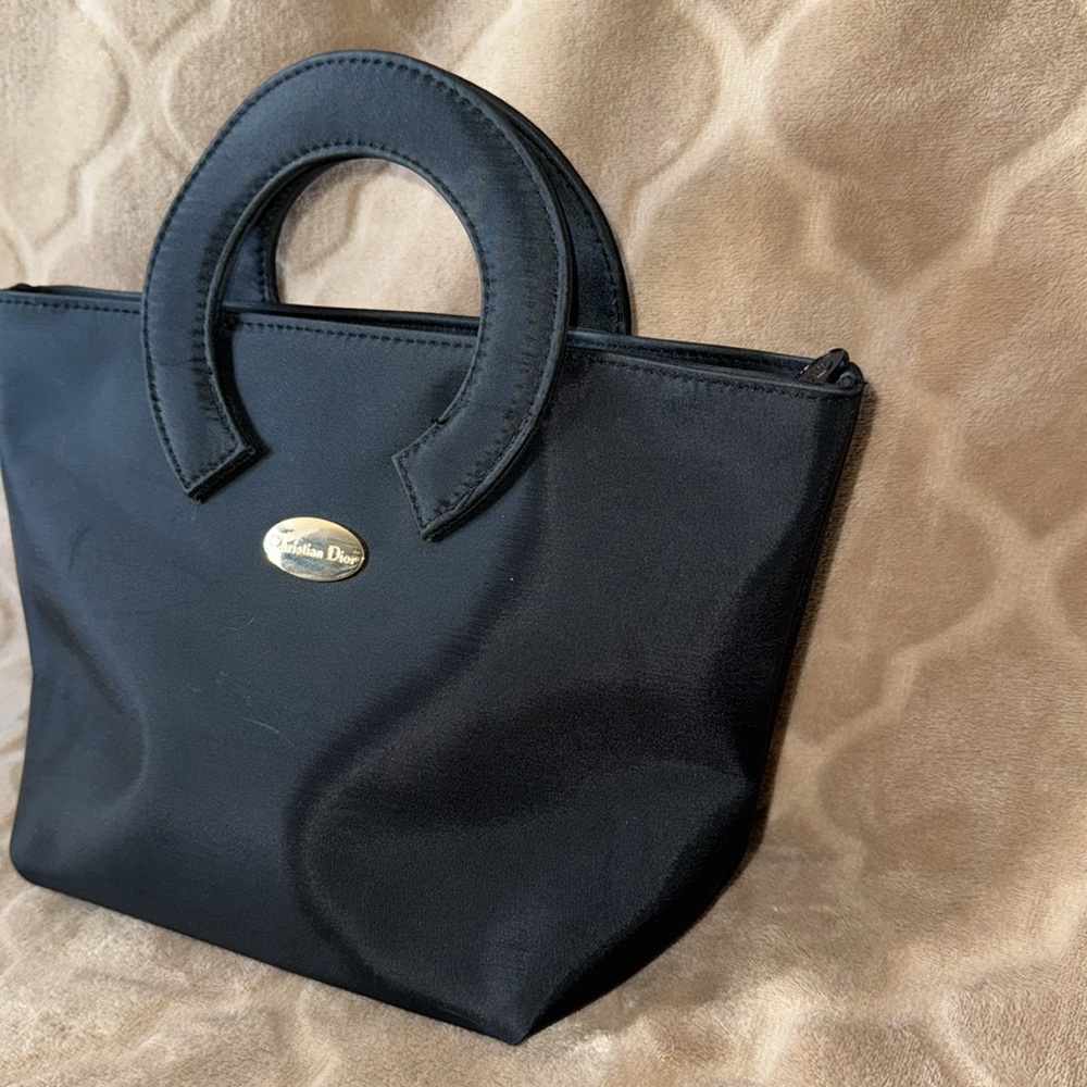 Dior Black Clutch with Gold Accent - Picture 4 of 9